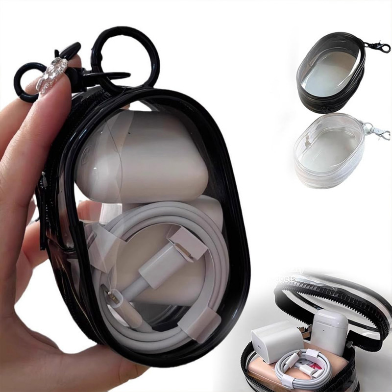 Clip and Go - Transparentni neseser-privezak za sitne stvari