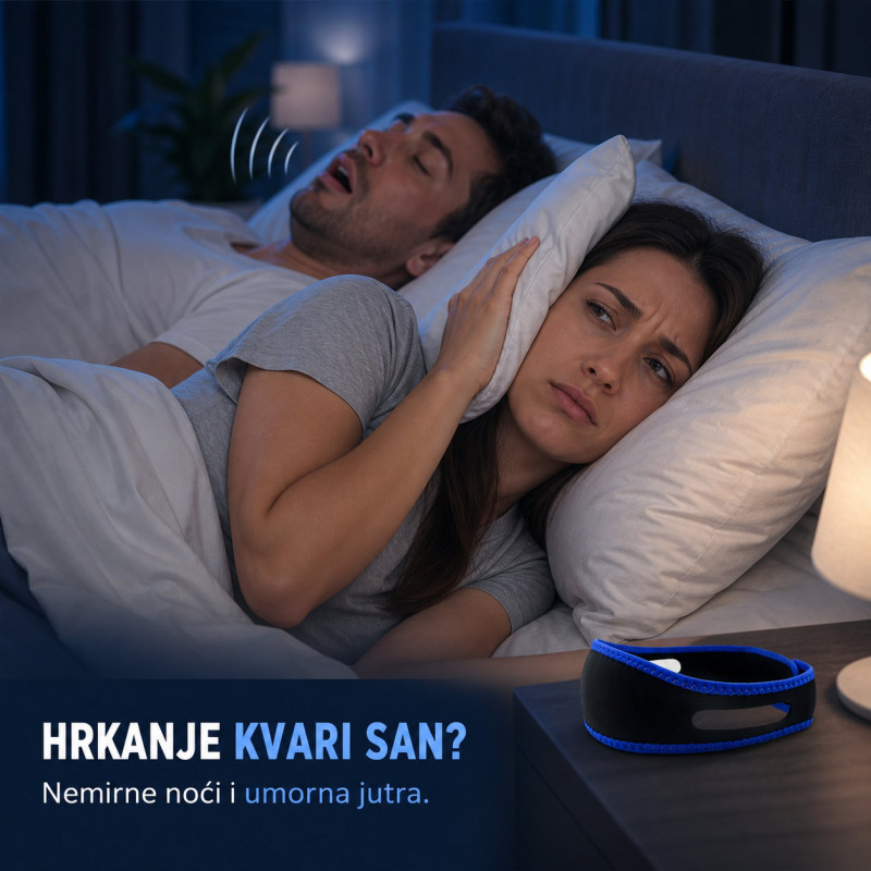 Traka za bradu protiv hrkanja – podrška za mirniji san