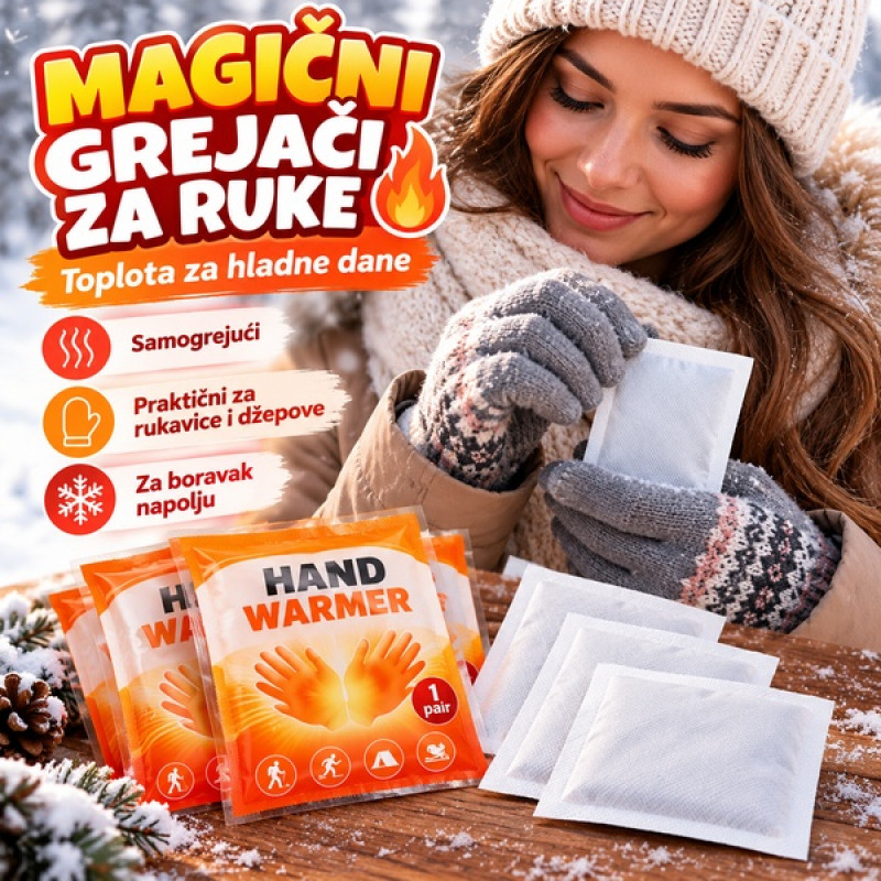 Magični samogrejući ulošci za ruke