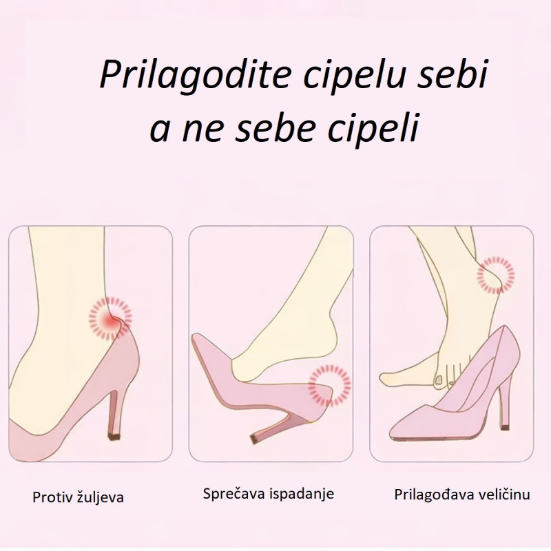 Samolepljivi ulošci za petu od eko-kože - za reparaciju iznošene obuće