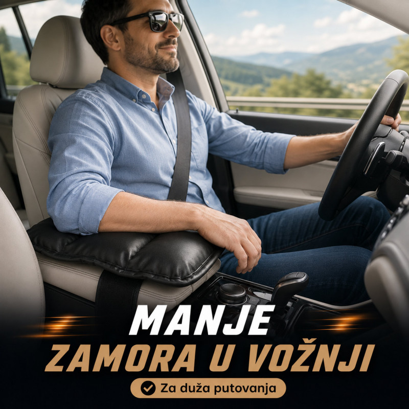 Mekani naslon za ruku za auto – udobnija vožnja i zaštita naslona