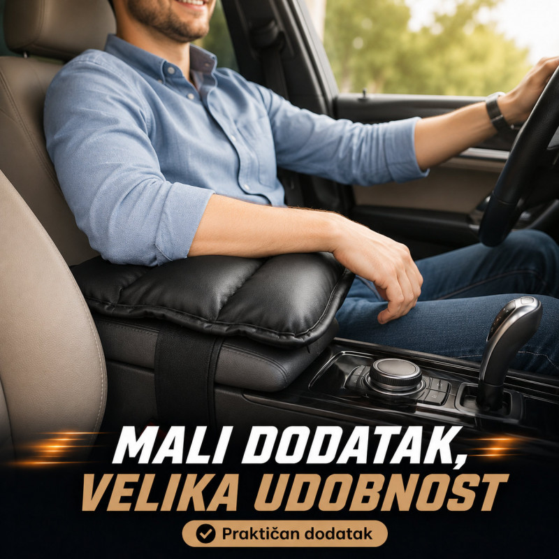 Mekani naslon za ruku za auto – udobnija vožnja i zaštita naslona