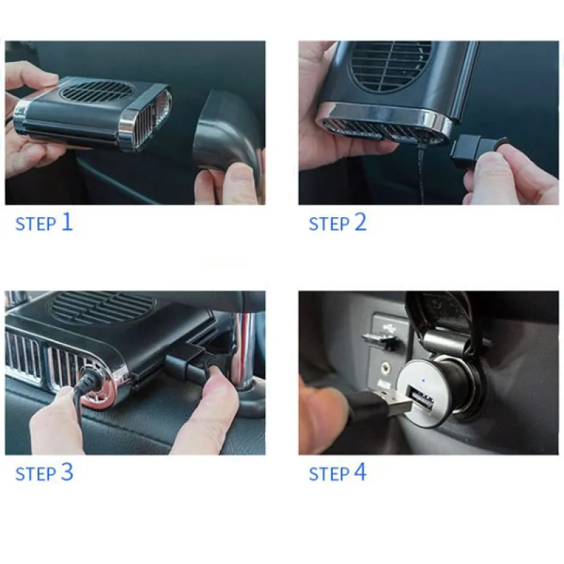 Auto Cooler - USB Ventilator za auto sedište