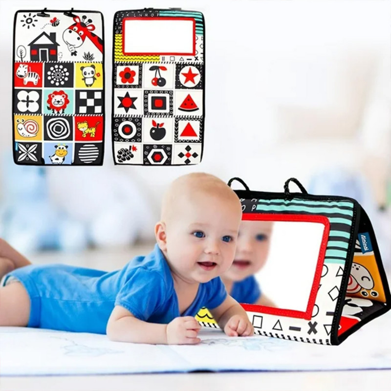 Tummy Time Baby Vision - 4u1 razvojna prostirka sa ogledalom za bebe