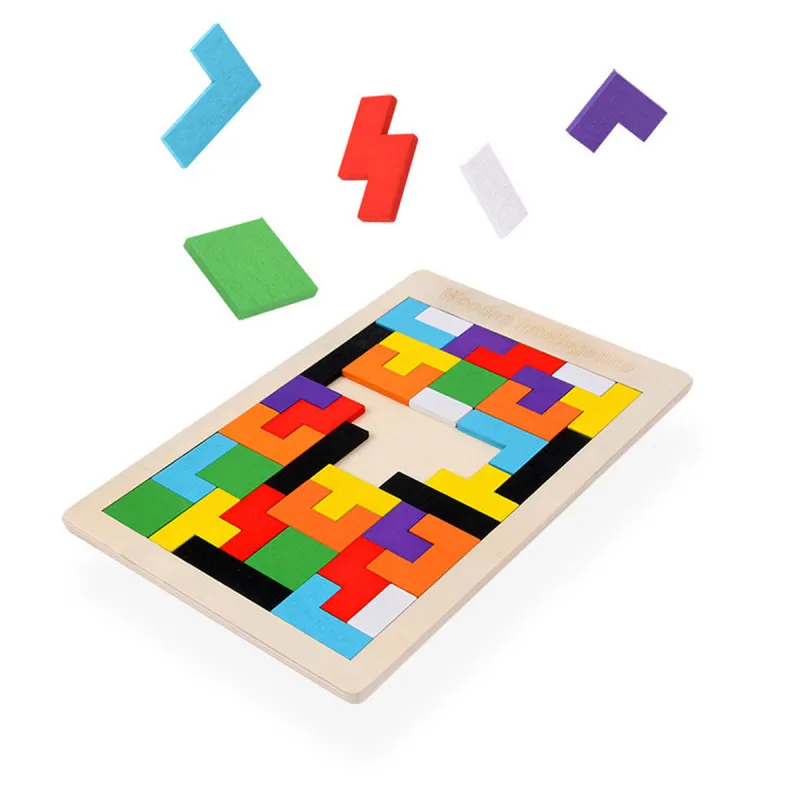 TETRIS PUZLE - zabavne drvene puzle za decu