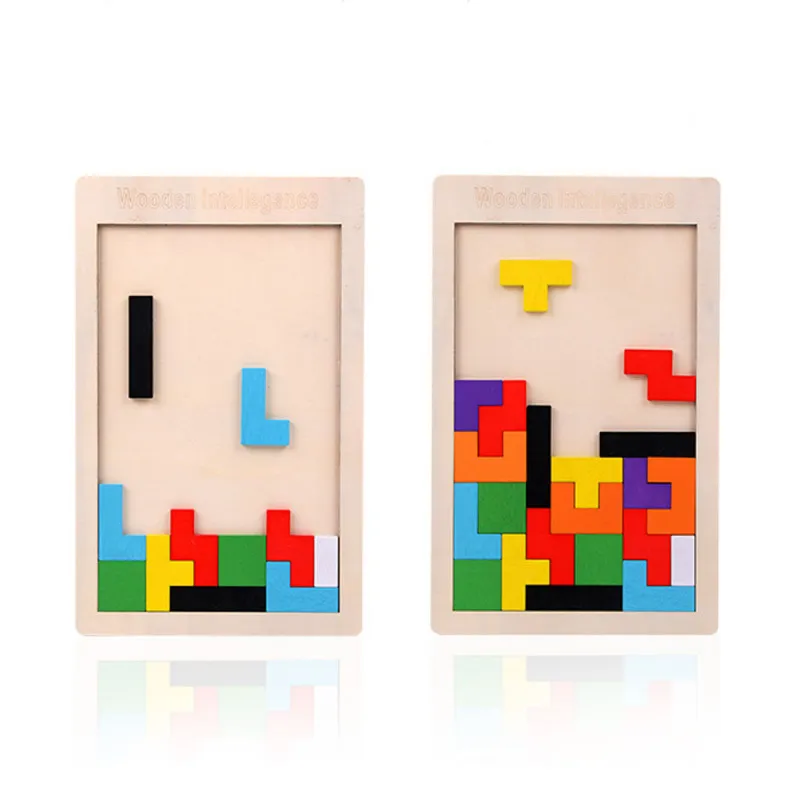 TETRIS PUZLE - zabavne drvene puzle za decu