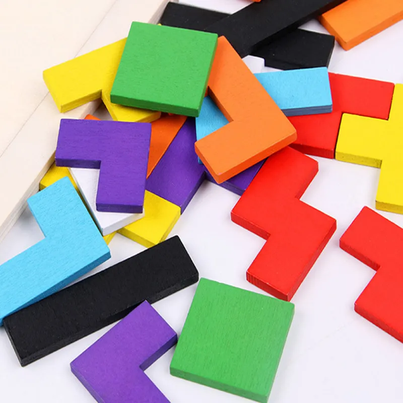 TETRIS PUZLE - zabavne drvene puzle za decu