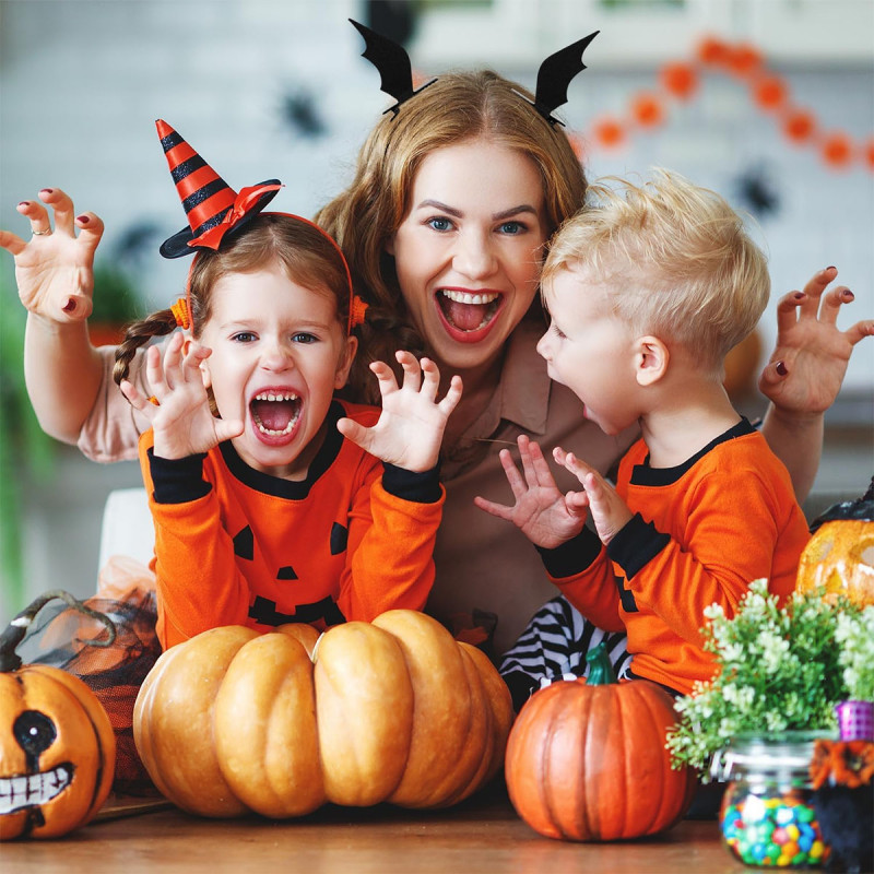 Šišmiš Halloween šnalica za kosu 
