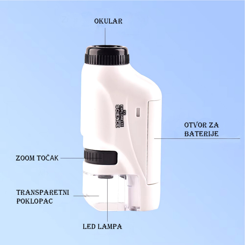 Mini mikroskop - Instrument za male istraživače
