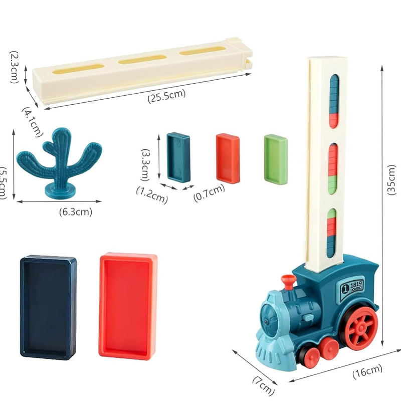 Magični vozić za slaganje domina 