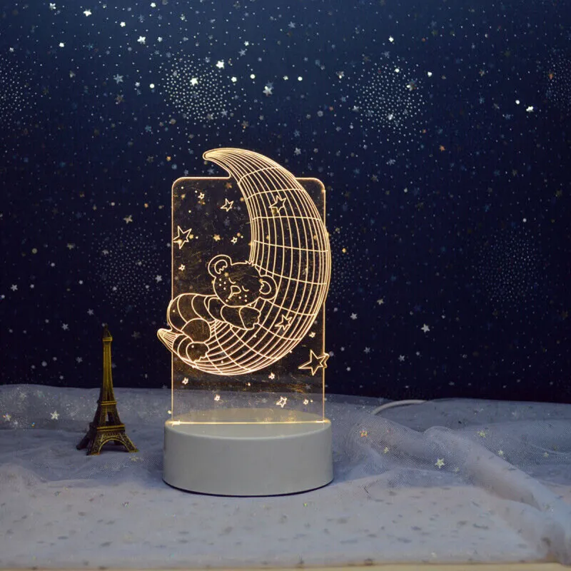 3D mesec - Ukrasna LED lampica