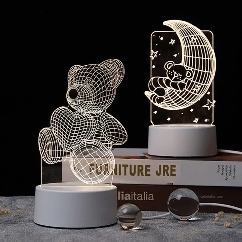 3D mesec - Ukrasna LED lampica
