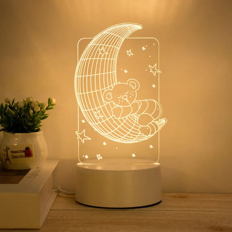 3D mesec - Ukrasna LED lampica