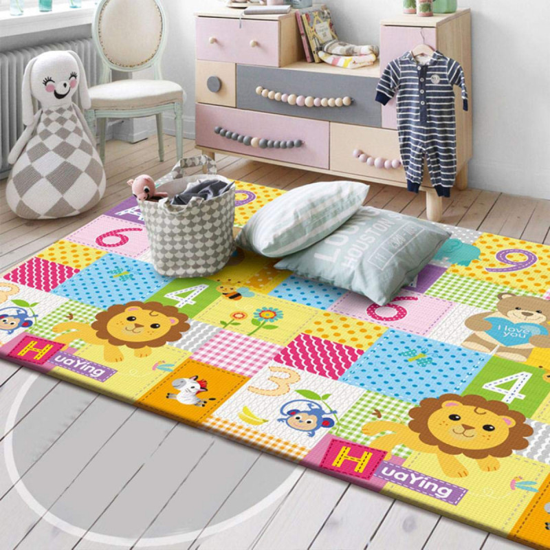 Lion Jumbo play mat - Dvostrana dečija podna prostirka 200x180cm