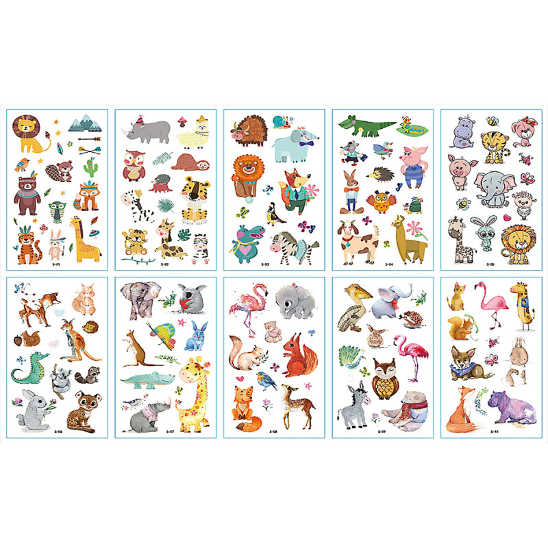 Animal World - Dečije stiker tetovaže
