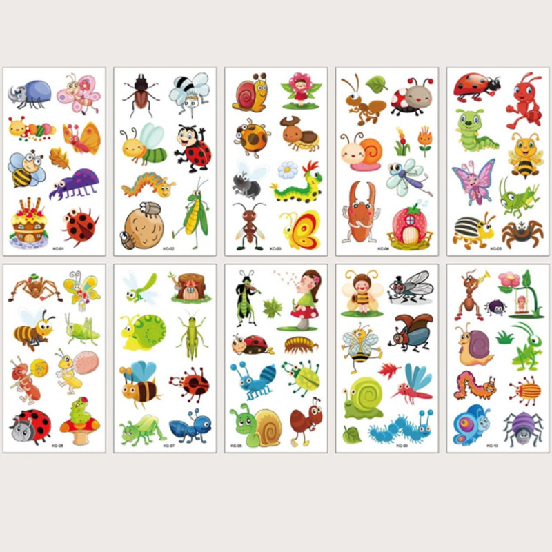 Insect World - Dečije stiker tetovaže