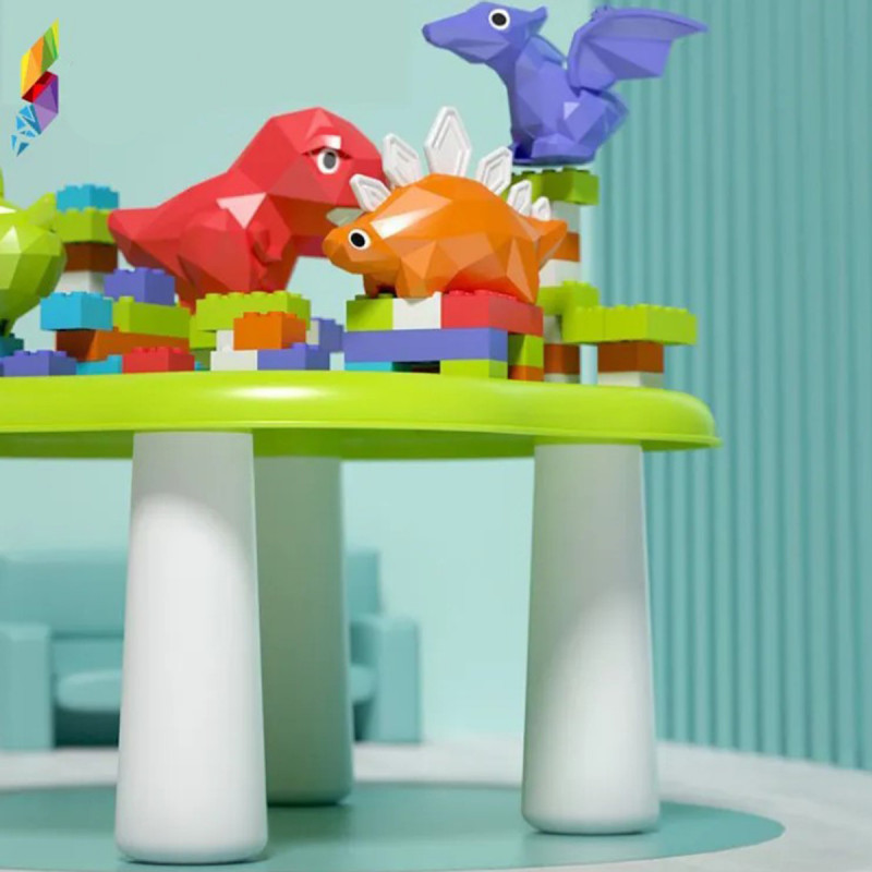 Dino Building Blocks -  Interaktivni dečiji stočić sa dino kockama