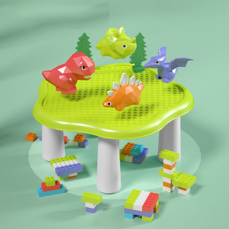 Dino Building Blocks -  Interaktivni dečiji stočić sa dino kockama