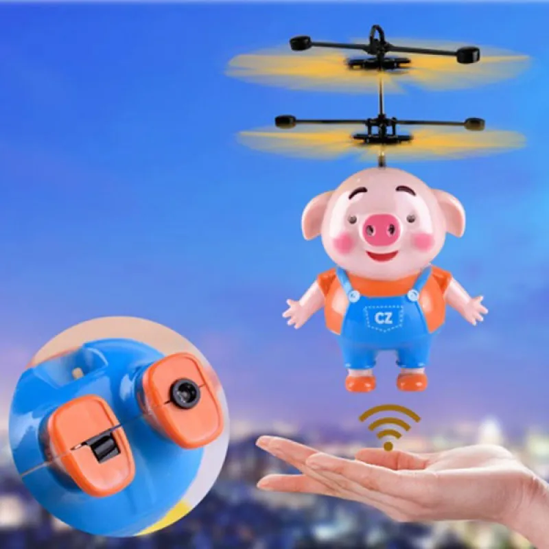 Pig Fly - Leteci helikopter na senzor
