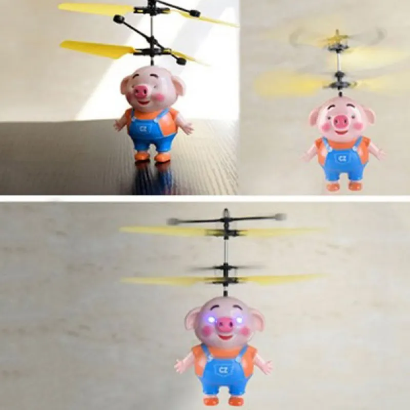 Pig Fly - Leteci helikopter na senzor