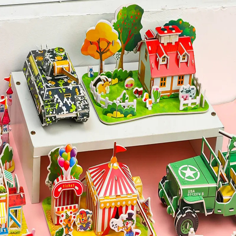 3D puzle za mališane - Raskošna farma