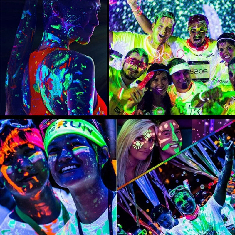 Face Neon Paint – Neonske boje za lice + lampica