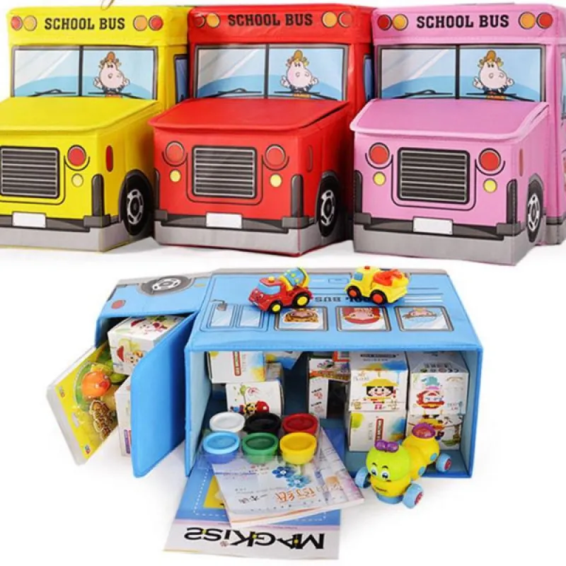 Cartoon Bus Storage - Mini Autobus + kutija za skladištenje