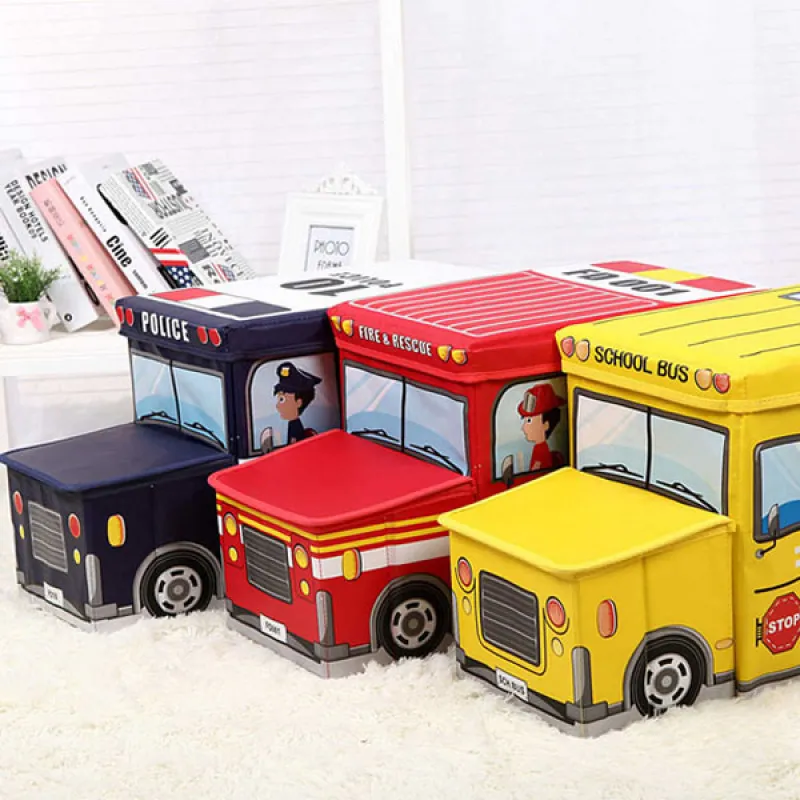 Cartoon Bus Storage - Mini Autobus + kutija za skladištenje