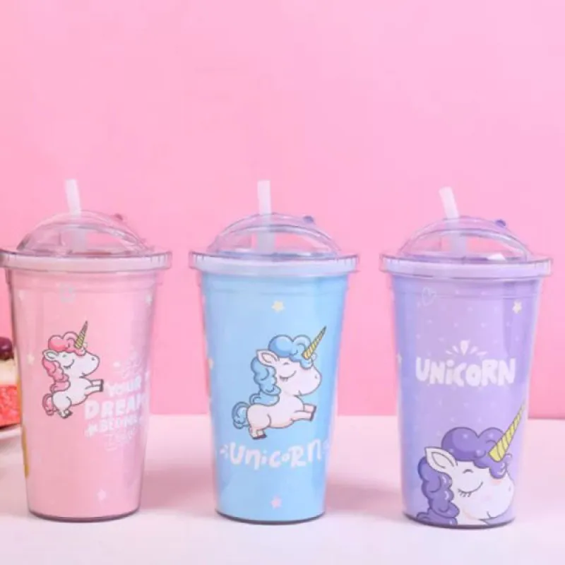 Unicorn cup - Čaša za piće sa slamkom