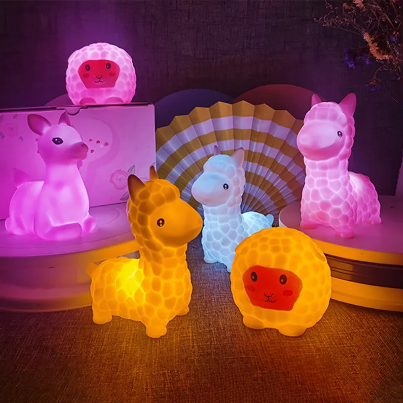 Slatke noćne lampe za dekoraciju dečije sobe
