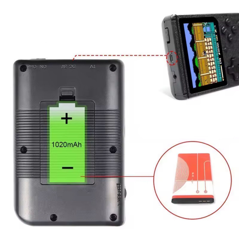 Retro konzola sa 400 igrica – Zabava u pokretu