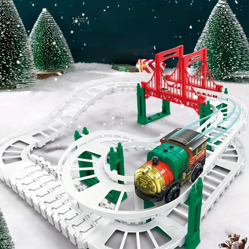 Christmas track - Set sa vozićem i Deda Mrazom