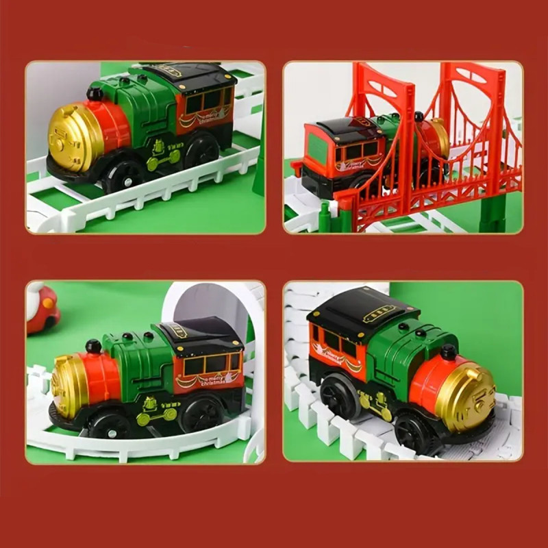 Christmas track - Set sa vozićem i Deda Mrazom