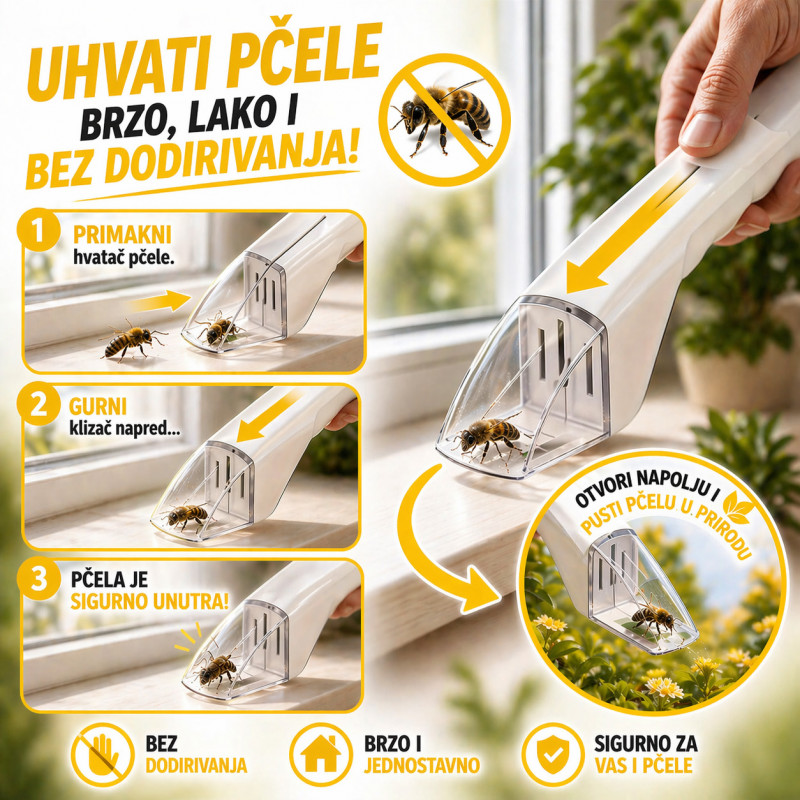 Hvatač Smrdibuba i Pčela - UHVAĆENO ZA 2 SEKUNDE – Bez dodirivanja, bez gađenja!