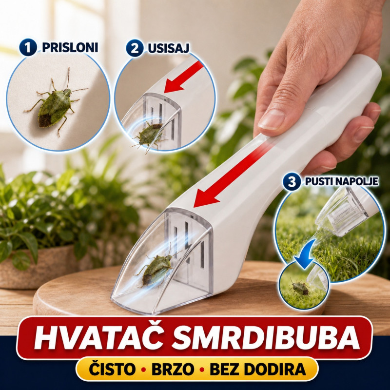 Hvatač Smrdibuba i Pčela - UHVAĆENO ZA 2 SEKUNDE – Bez dodirivanja, bez gađenja!