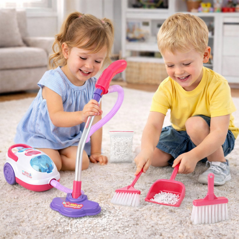 Dečija igračka usisivač sa kompletom za čišćenje 