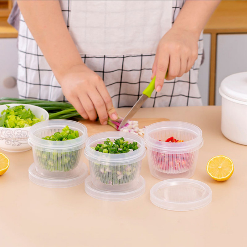 Dvoslojna mini posuda za pranje salate