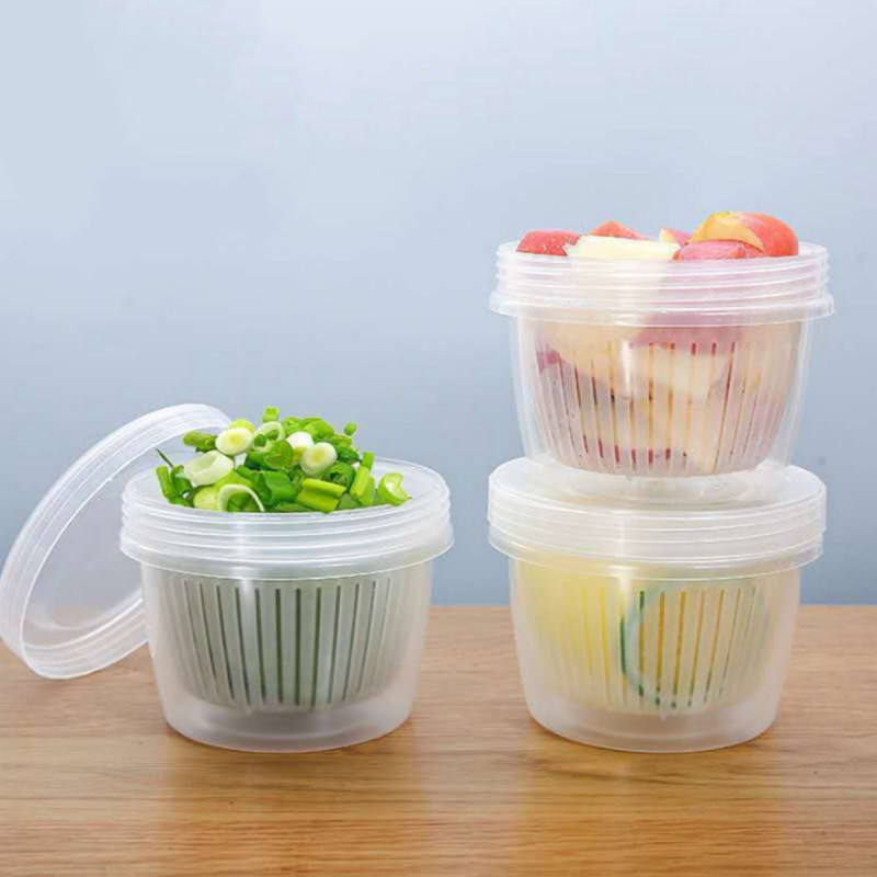 Dvoslojna mini posuda za pranje salate