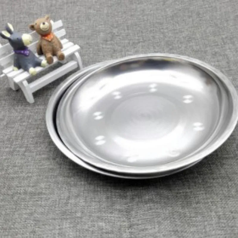 Oval Plate - Okrugli tanjir od nerđajućeg čelika