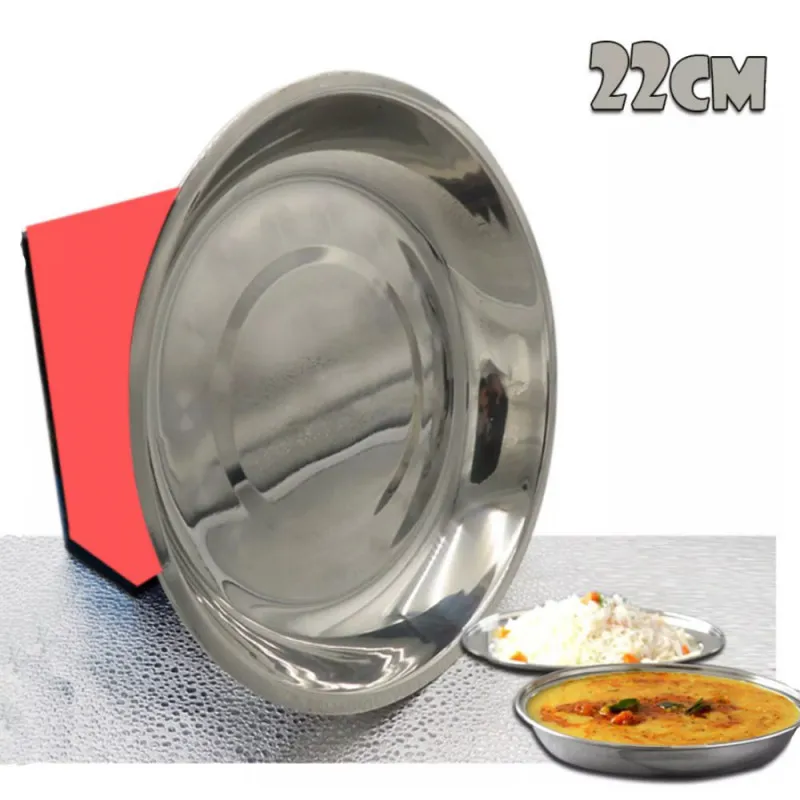 Oval Plate - Okrugli tanjir od nerđajućeg čelika