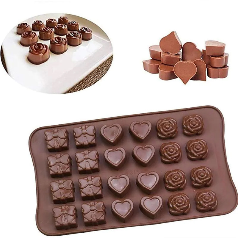 3D Chocolate Bombons - Silikonski kalup za pravljenje bombonjera 