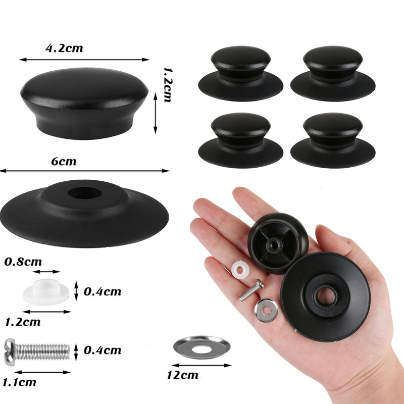 Dodatna ručka za poklopac - Držač poklopca kuhinjskog posuđa