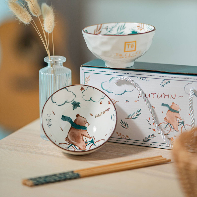 Holiday Feeling - Set od 2 keramičke činije u prazničnom dezenu