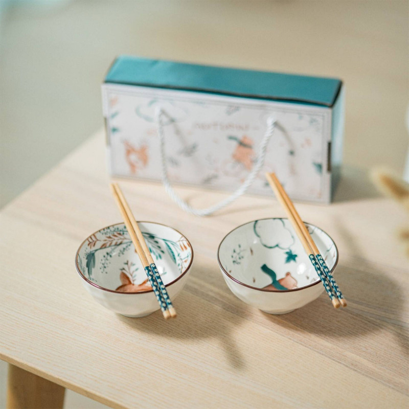 Holiday Feeling - Set od 2 keramičke činije u prazničnom dezenu