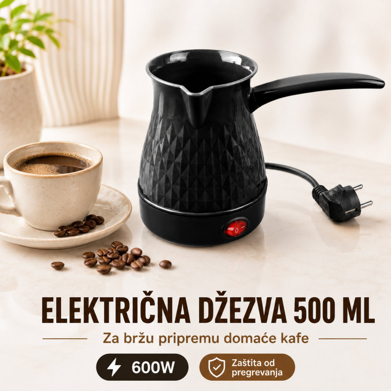 Kuvalo za brzu domaću kafu – Električna džezva - bez čekanja i kuvanja na ringli