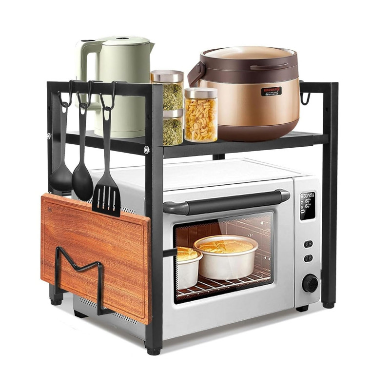 Praktični sklopivi stalak za mikrotalasnu i posuđe