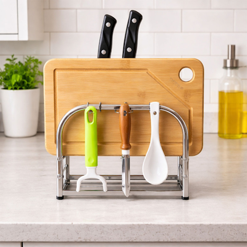 Kompaktni kuhinjski organizer za noževe i dasku