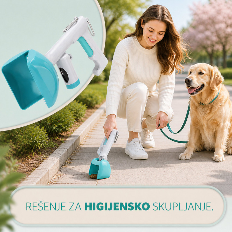 Pet Pooper lopatica za izmet – bez dodirivanja i nereda