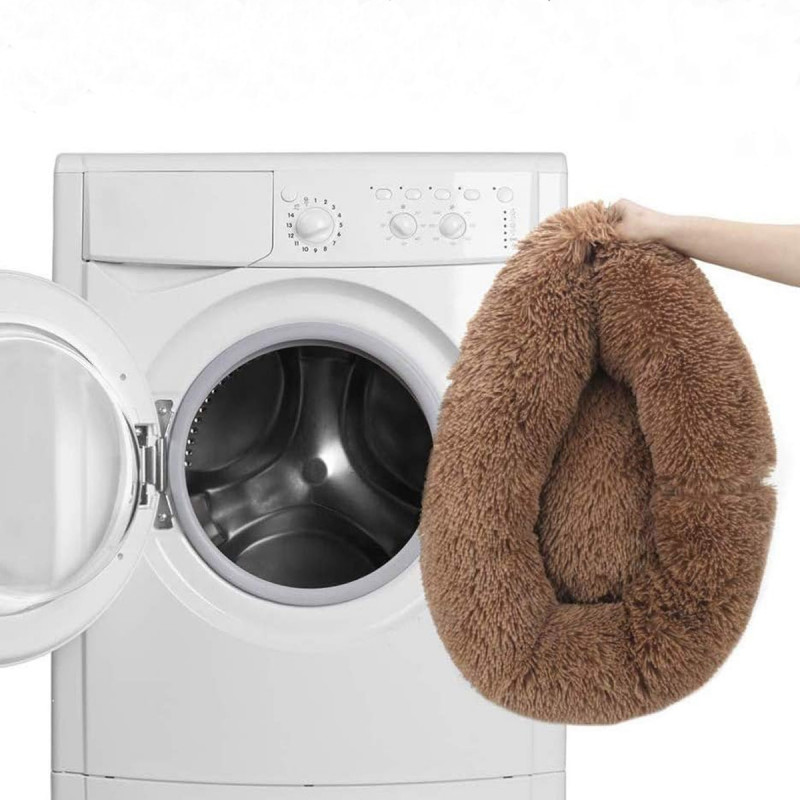 Fluffy Bed - Mekani okrugli krevetić za mace