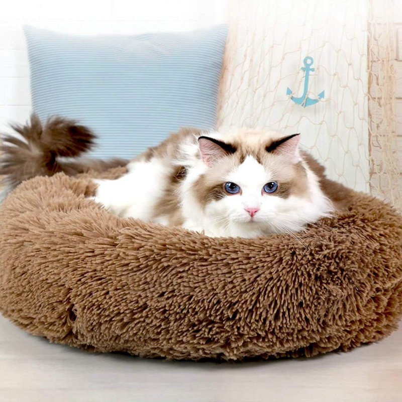 Fluffy Bed - Mekani okrugli krevetić za mace